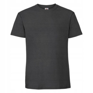 T-shirt Fruit Ringspun GRAFITOWY roz 3XL