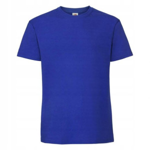 T-shirt Fruit Ringspun NIEBIESKI roz M