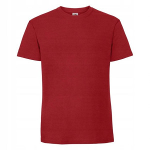 T-shirt Fruit Ringspun CZERWONY roz M