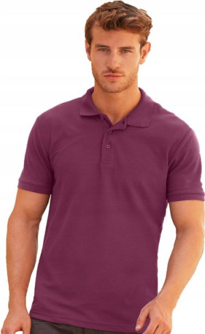 Koszulka Polo Premium Fruit BURGUNDOWA L