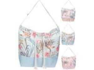 Torba plażowa 54x44 różowa