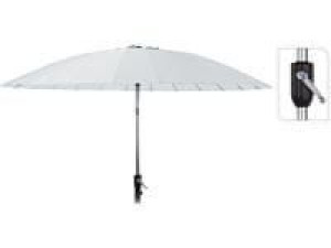 Parasol ogrodowy 270cm biały z regulowanym kątem nachylenia