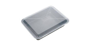 Blacha do pieczenia głęboka, z plastikową pokrywą DELÍCIA 36x25 cm Tescoma