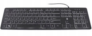 Klawiatura Artesia ACC-K1408 podświetlana cicha