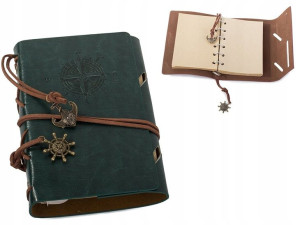 Notes Podróżnika Pamiętnik Dziennik Retro Vintage