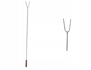 Kij Na Ognisko Kiełbasę Widelec Widełki 100cm 1x