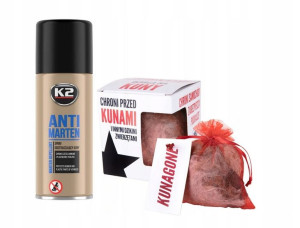 K2 Anti Marten Spray Odstraszający Kuny + Kunagone