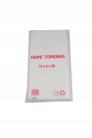 Torebki Woreczki Foliowe 14/4x26 (22x26) A'8000