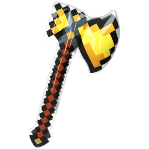 Zabawka Dmuchana Młotek Minecraft Żółty 75cm