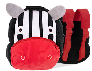 Plecak Przedszkolaka Pluszowy Zebra 24cm