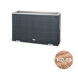 Donica technorattanowa 100x30x60 cm - RD-08 Słomkowy