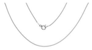 Łańcuszek Pancerka Cienka 1mm 90cm Srebro 925