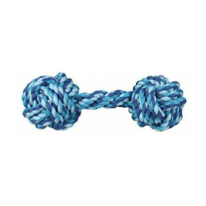 Trixie DENTAFUN ZABAWKA SZNUR HANTEL dla psa 20 cm 220 g NIEBIESKI