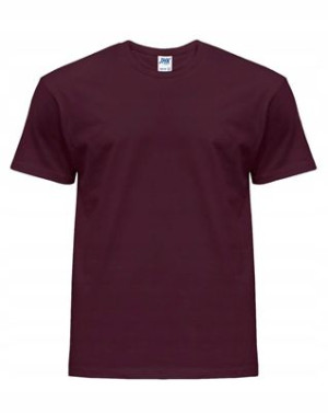 100% Bawełny T-shirt Koszulka męska JHK BURGUNDY