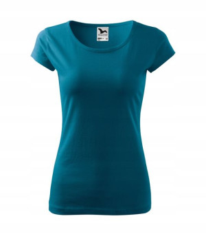 T-shirt Dopasowana Koszulka Fit PETROL BLUE XL