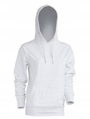 Bluza damska z kapturem JHK BIAŁA WHITE r XL