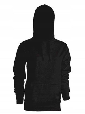Bluza damska z kapturem JHK CZARNA BLACK r L