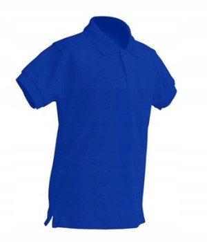 Koszulka dziecięca Polo JHK ROYAL BLUE roz 134cm