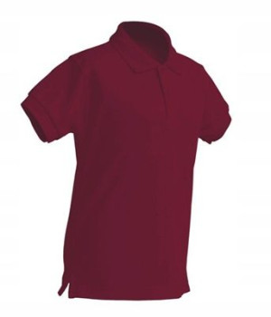 Koszulka dziecięca Polo JHK BURGUNDY roz 128cm
