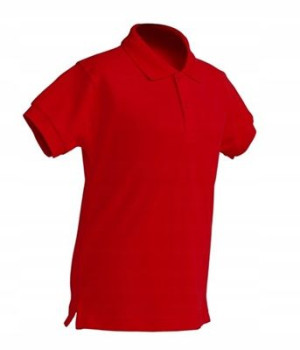 Koszulka dziecięca Polo JHK CZERWONA roz 110cm