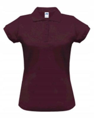 Koszulka damska Polo JHK BURGUNDY roz S