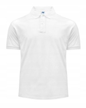 Koszulka męska Polo JHK WHITE roz XS