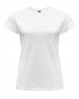 T-shirt Koszulka damska JHK Premium WHITE XXL
