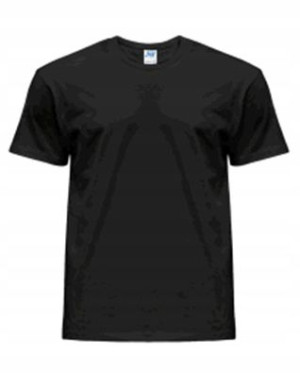 T-shirt Koszulka męska JHK Premium 190 BLACK XL