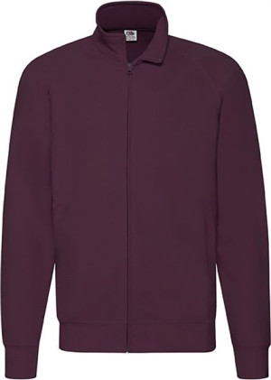 Cienka Bluza męska rozpinana Fruit BURGUND XL