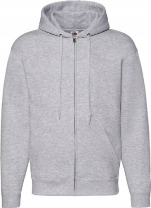 Bluza Premium Fruit rozpinana kaptur SZARA XL
