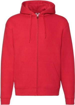 Bluza Premium Fruit rozpinana kaptur CZERWONA XL
