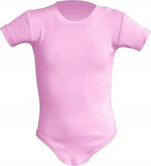 Body Dziecięce Baby 100% Bawełna Pink 6m