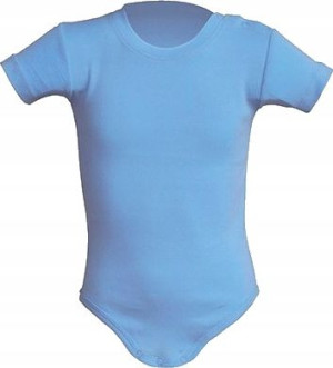Body Dziecięce Baby 100% Bawełna Sky Blue 12m