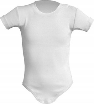 Body Dziecięce Baby 100% Bawełna Białe 9m