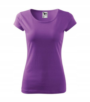 T-shirt Dopasowana Koszulka Fit FIOLETOWY XS