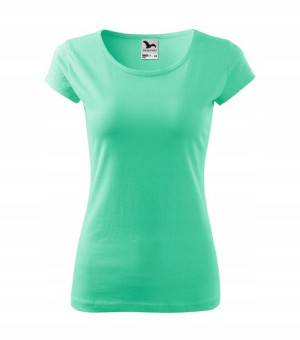 T-shirt Dopasowana Koszulka Fit MIĘTOWY XXL