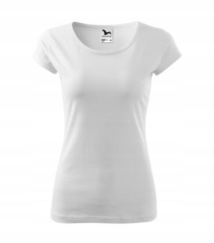 T-shirt Dopasowana Koszulka damska Fit BIAŁA XL
