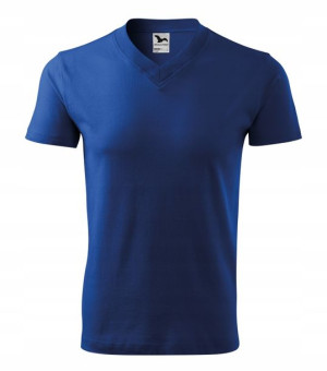 Koszulka męska z dekoltem w serek V-neck Adler XL