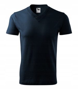Koszulka męska z dekoltem w serek V-neck Adler 3XL