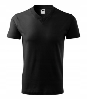 Koszulka męska z dekoltem w serek V-neck Adler M