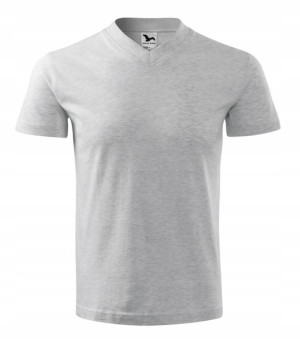 Koszulka męska z dekoltem w serek V-neck Adler L