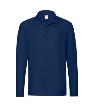 Koszulka Polo z długim rękawem Fruit NAVY XL