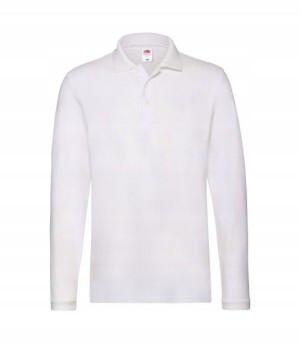 Koszulka Polo z długim rękawem Fruit WHITE r M