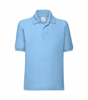 Dziecięca Koszulka Polo Fruit SKY BLUE r 128