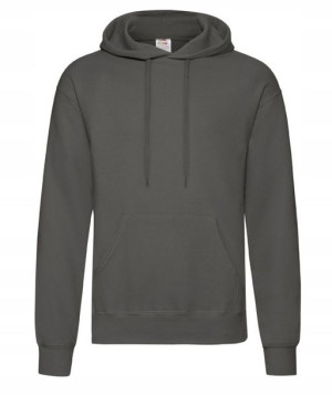 Gruba Bluza z kapturem kieszeniami GRAPHITE L