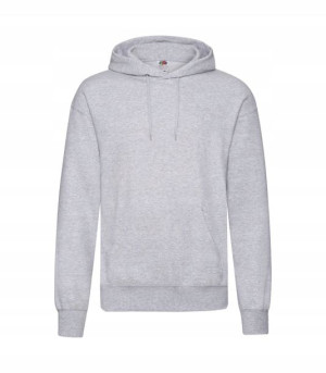 Gruba Bluza z kapturem kieszeniami GREY M