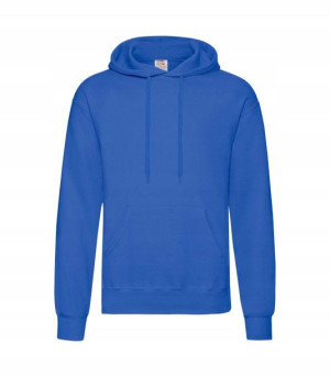 Gruba Bluza z kapturem kieszeniami ROYAL BLUE XL