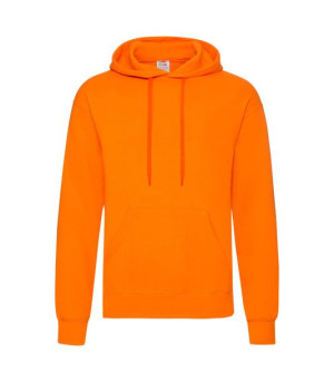 Gruba Bluza męska z kapturem kieszeniami ORANGE XL