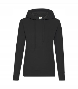 Gruba Bluza z kapturem i kieszeniami BLACK r XL
