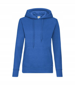 Gruba Bluza z kapturem kieszeniami ROYAL BLUE XXL